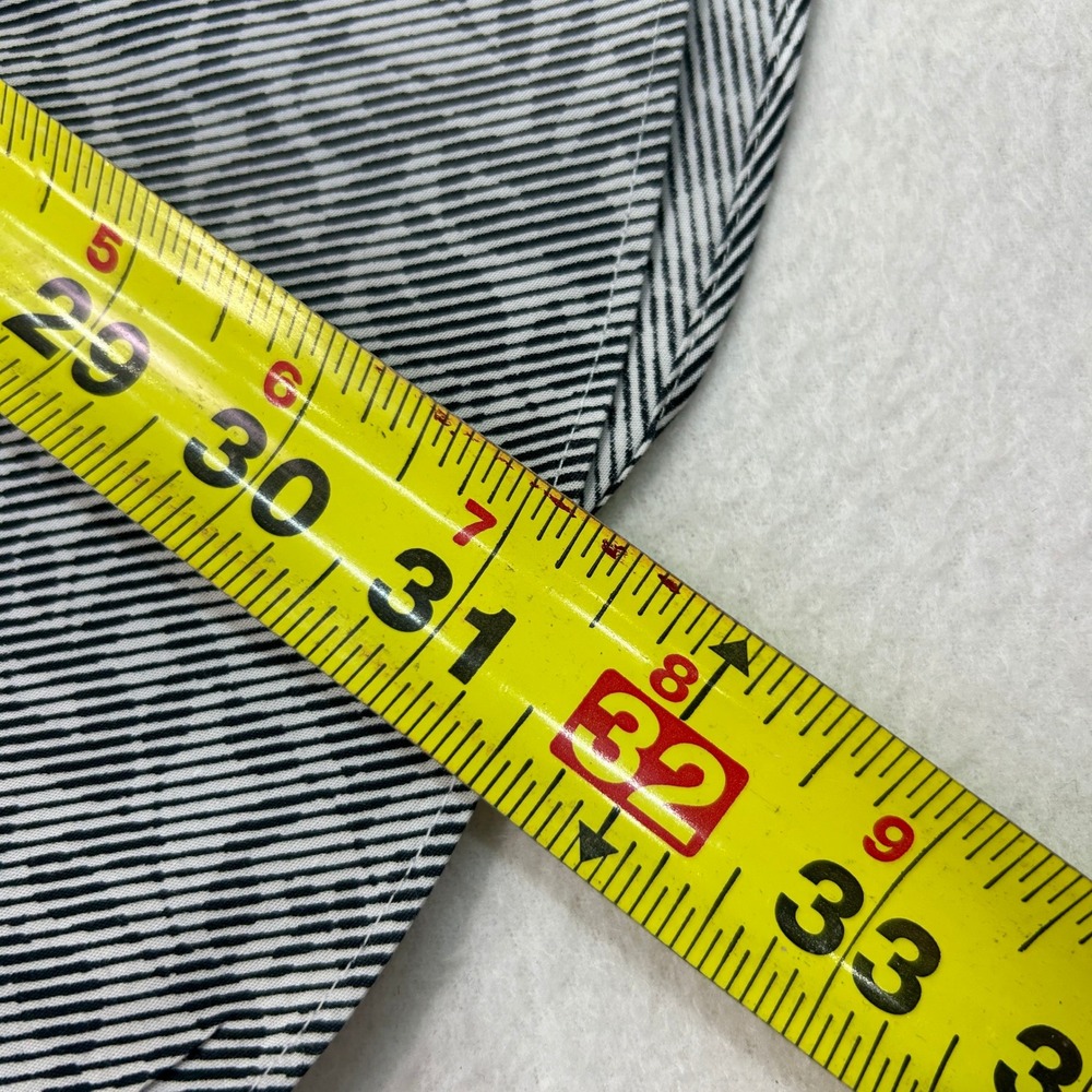 Calvin Klein Steel+ Mens 2XL Slim Fit Stretch Wrinkle Free Grey Abstract Shirt - Picture 4 of 7